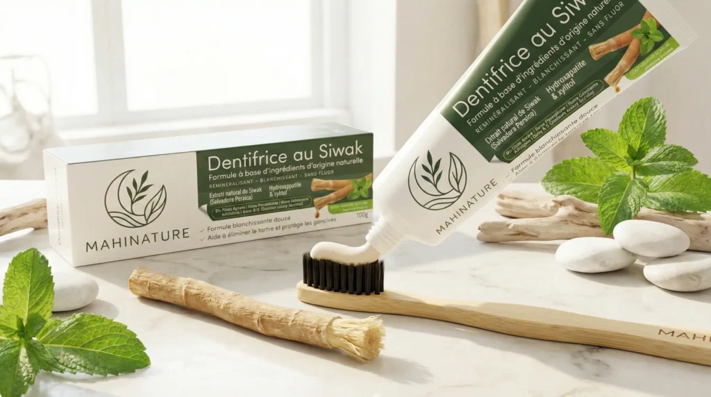 Pourquoi choisir un dentifrice au siwak naturel pour une hygiène bucco-dentaire saine et écologique.
