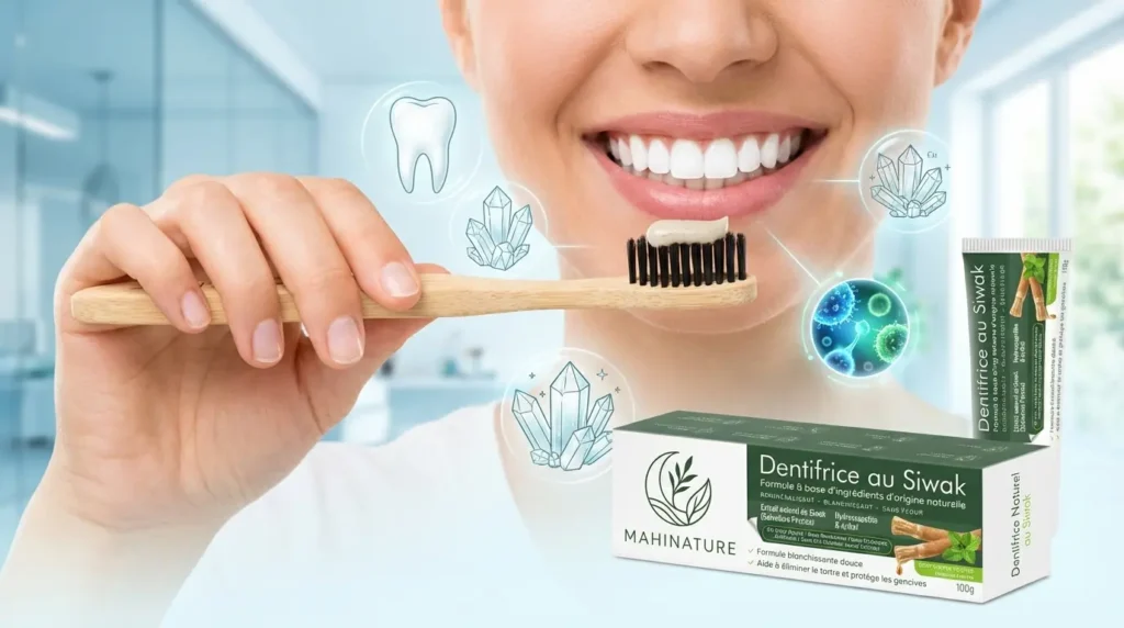 Guide sur l'hydroxyapatite pour la reminéralisation naturelle des dents et la protection de l'émail sans fluor.