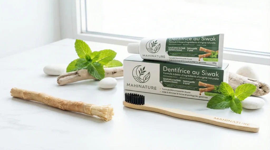 Comparatif détaillé entre le bâtonnet de siwak traditionnel et la brosse à dents classique pour l'hygiène dentaire.