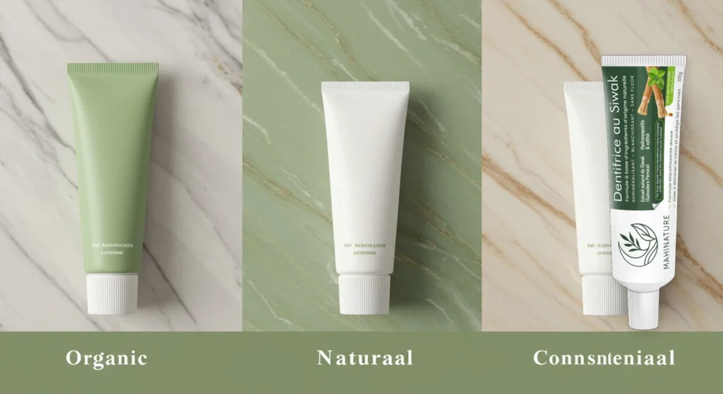 Dentifrice Bio vs Naturel vs Conventionnel - Quelles Différences Réelles