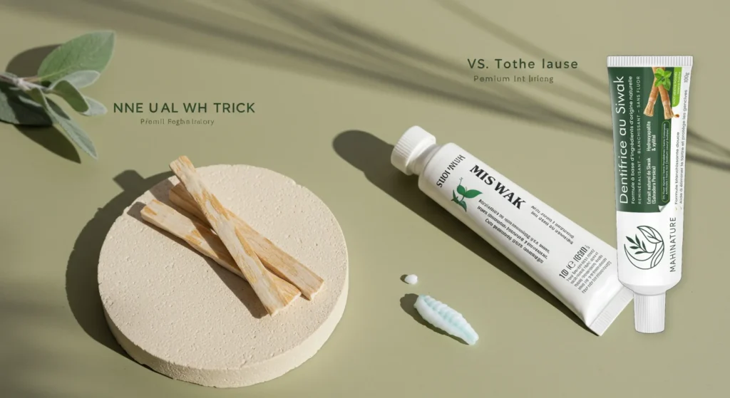 Bâtonnet de Siwak vs Dentifrice au Siwak - Lequel Choisir
